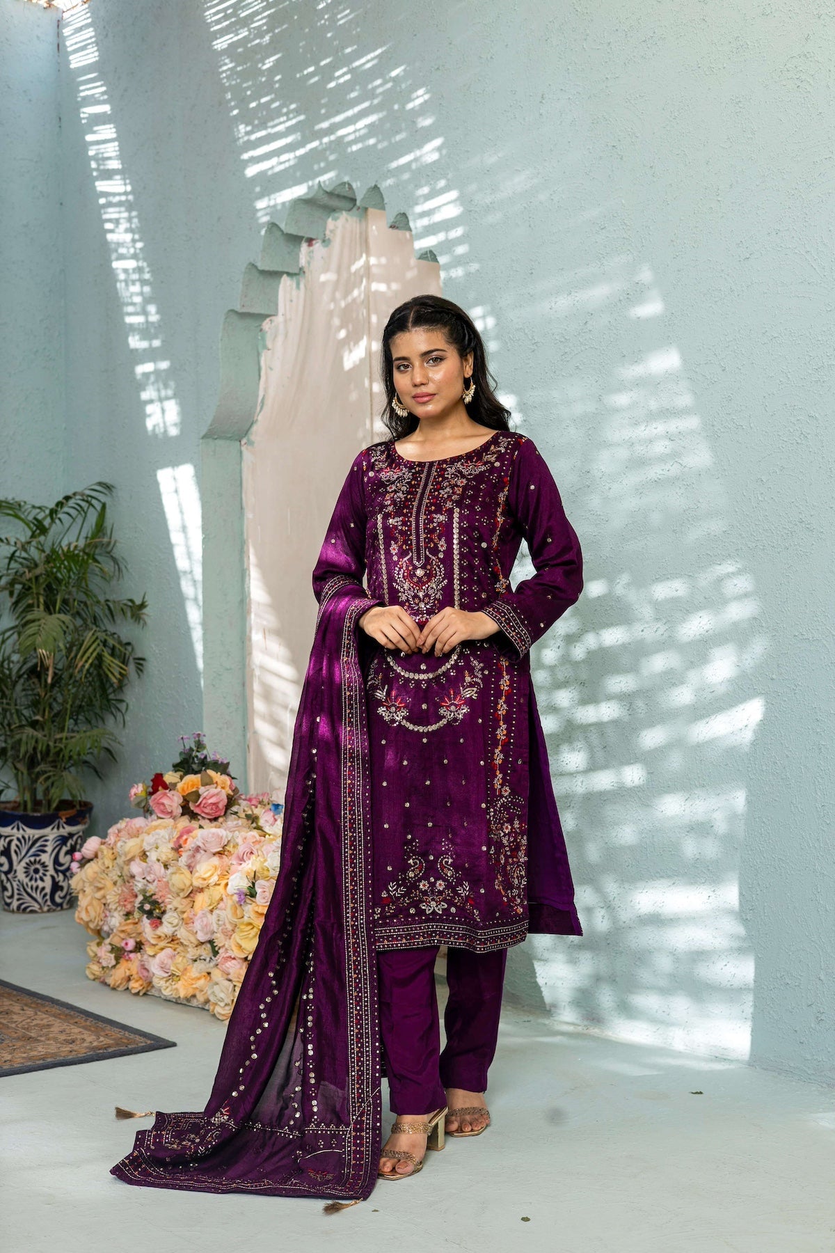 Readymade Party Wear Salwar Kameez Suits | Zarveil Readymade Party Wear Salwar Kameez Suits | Zarveil