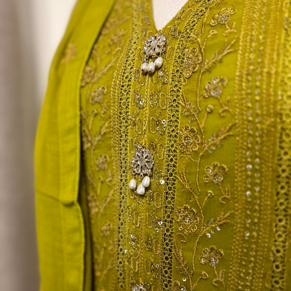 Buy Luxury Chiffon Dresses with Embroidery | Zarveil